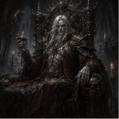 Carta-avatar da Forja Umbra em Astral Forge — Sangue pelo pacto.