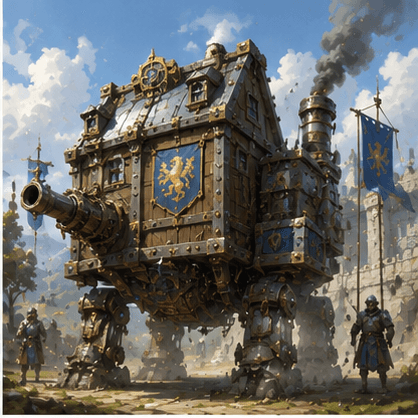 Carta-avatar da Forja Mechanum em Astral Forge — O Reino de Vael.